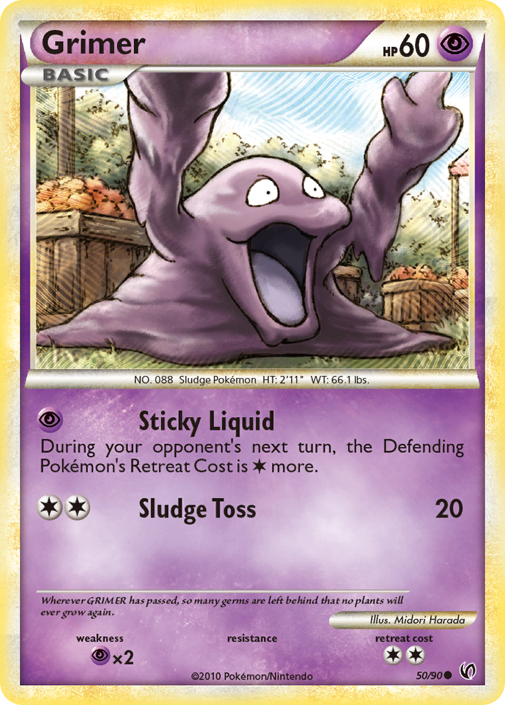 Grimer (50/90) [HeartGold & SoulSilver: Undaunted] | Rock City Comics