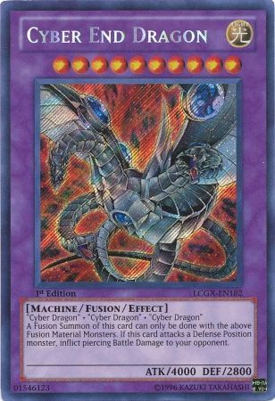 Cyber End Dragon (Alternate Art) [LCGX-EN182] Secret Rare | Rock City Comics