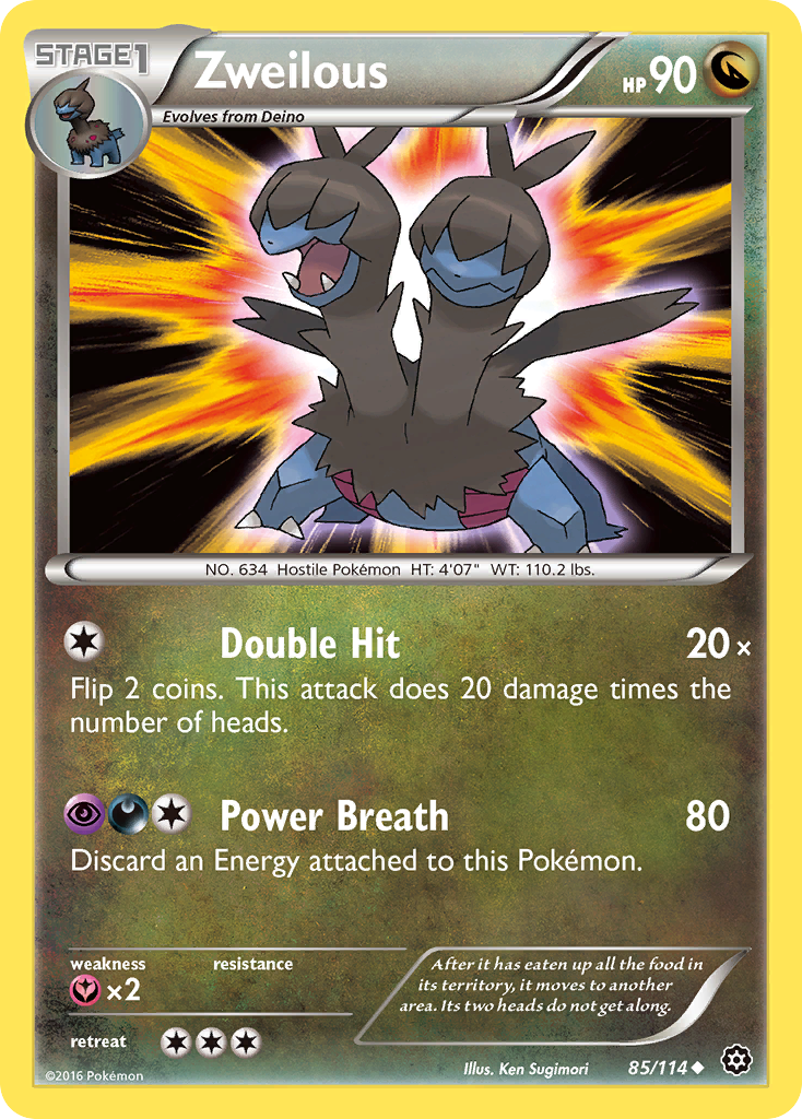 Zweilous (85/114) [XY: Steam Siege] | Rock City Comics