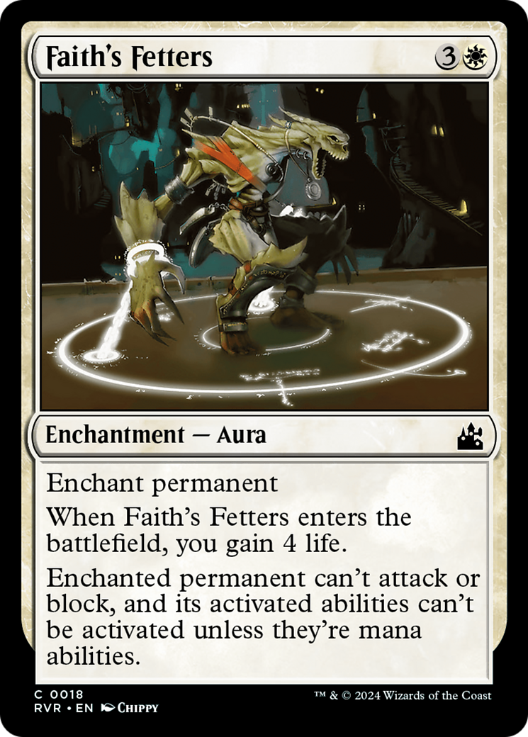 Faith's Fetters [Ravnica Remastered] | Rock City Comics