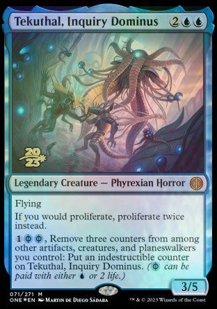 Tekuthal, Inquiry Dominus [Phyrexia: All Will Be One Prerelease Promos] | Rock City Comics