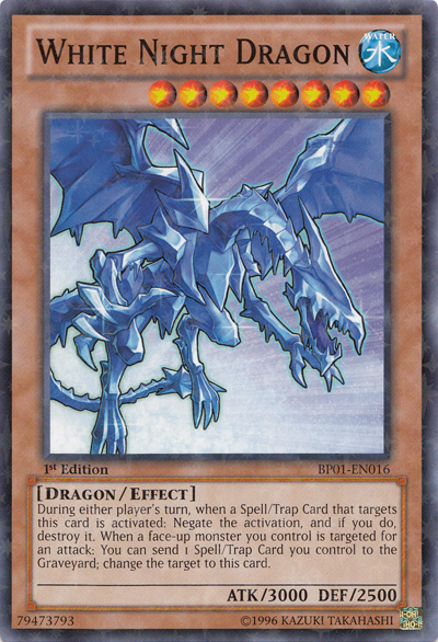 White Night Dragon [BP01-EN016] Starfoil Rare | Rock City Comics