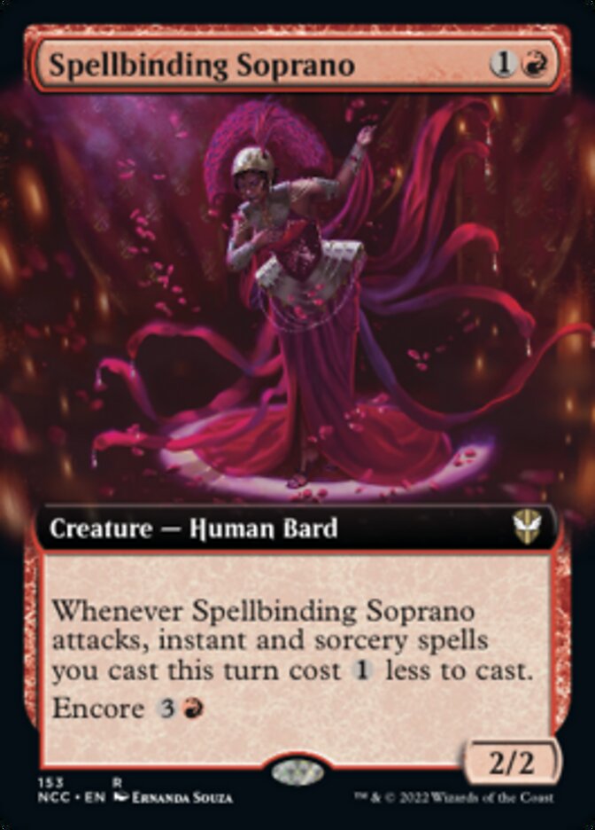 Spellbinding Soprano (Extended Art) [Streets of New Capenna Commander] | Rock City Comics