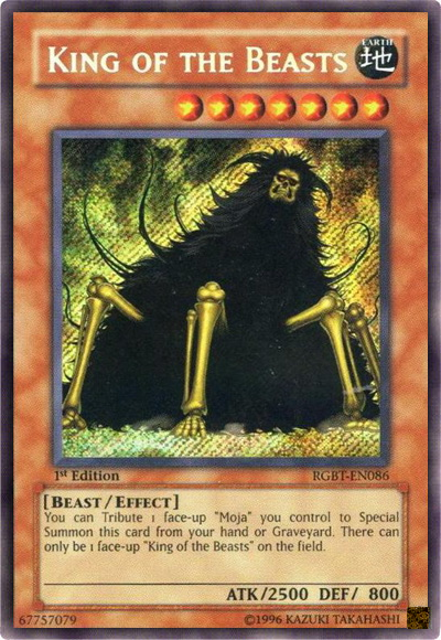 King of the Beasts [RGBT-EN086] Secret Rare | Rock City Comics