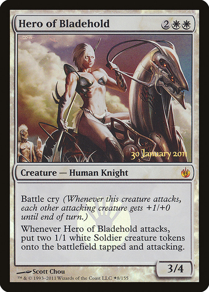 Hero of Bladehold [Mirrodin Besieged Prerelease Promos] | Rock City Comics