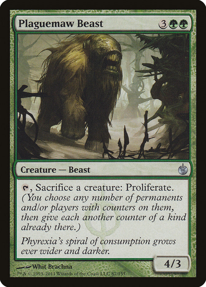 Plaguemaw Beast [Mirrodin Besieged] | Rock City Comics