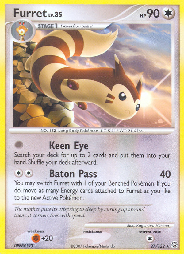 Furret (27/132) [Diamond & Pearl: Secret Wonders] | Rock City Comics