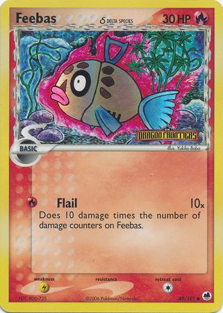 Feebas (49/101) (Delta Species) (Stamped) [EX: Dragon Frontiers] | Rock City Comics