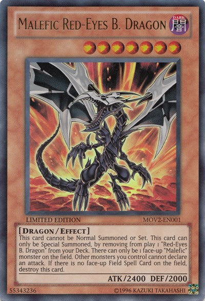 Malefic Red-Eyes B. Dragon [MOV2-EN001] Ultra Rare | Rock City Comics