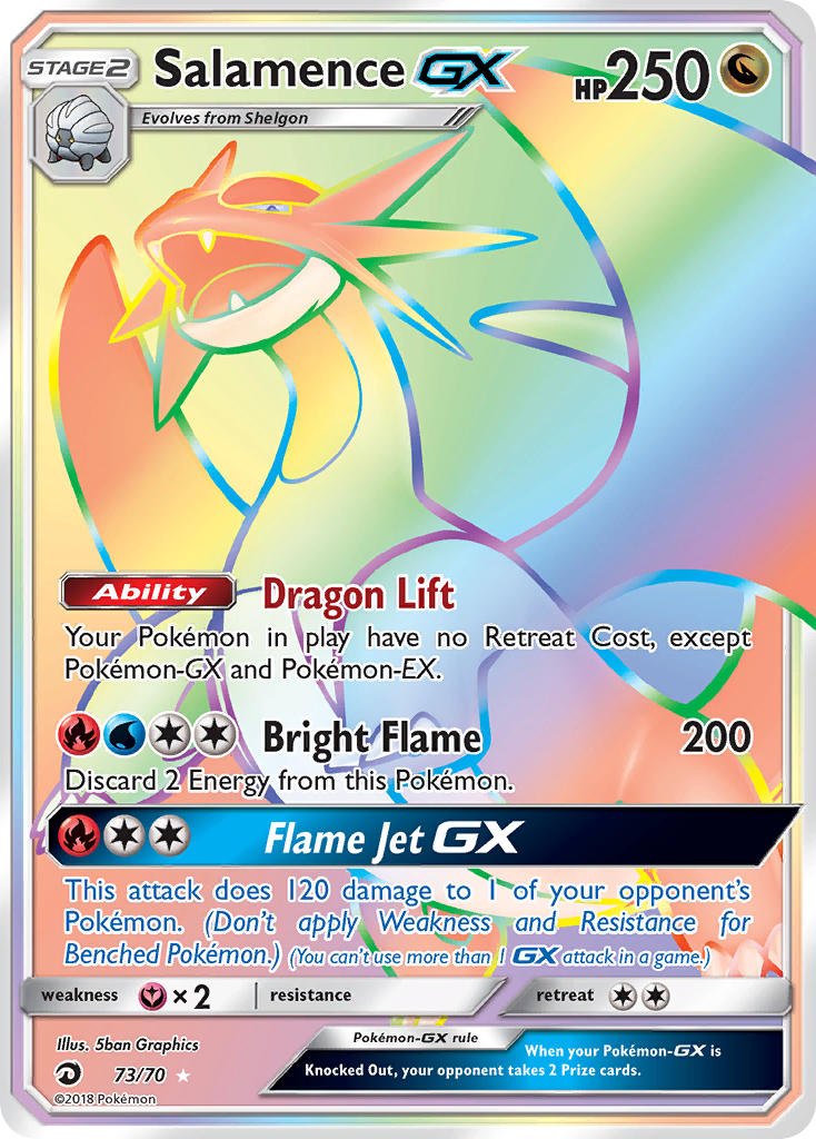 Salamence GX (73/70) [Sun & Moon: Dragon Majesty] | Rock City Comics