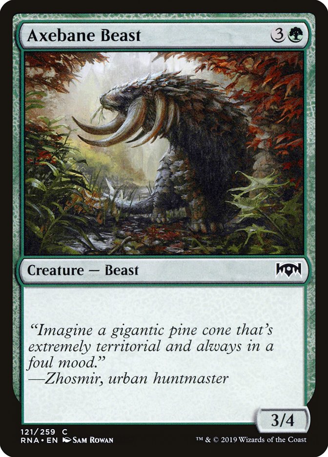 Axebane Beast [Ravnica Allegiance] | Rock City Comics