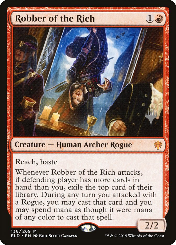 Robber of the Rich (Promo Pack) [Throne of Eldraine Promos] | Rock City Comics