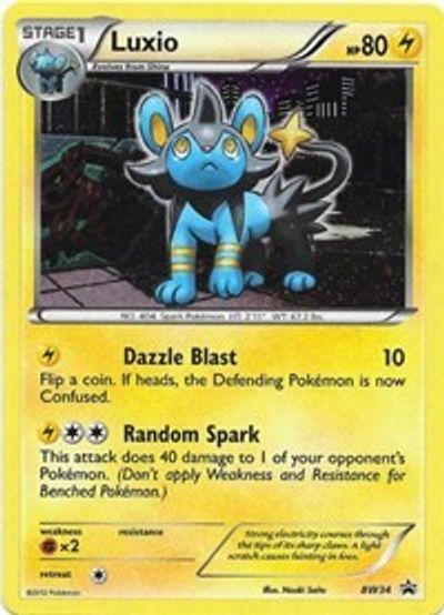 Luxio (BW34) (Cosmos Holo) [Black & White: Black Star Promos] | Rock City Comics