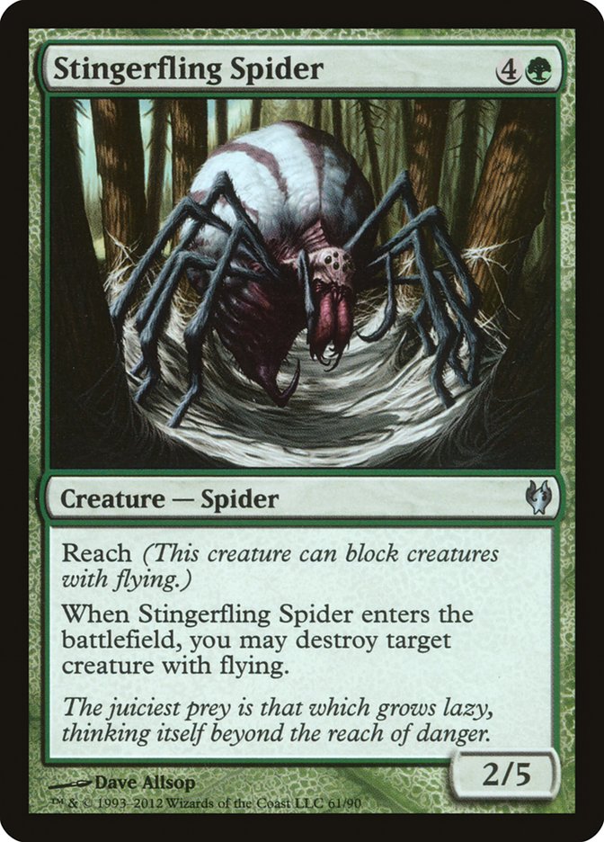 Stingerfling Spider [Duel Decks: Izzet vs. Golgari] | Rock City Comics