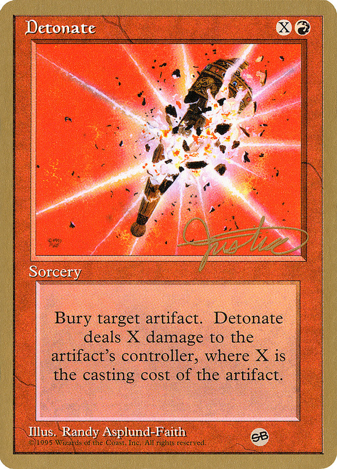 Detonate (Mark Justice) (SB) [Pro Tour Collector Set] | Rock City Comics