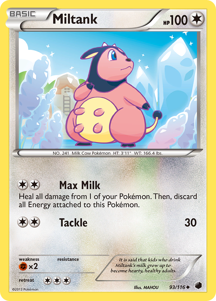 Miltank (93/116) [Black & White: Plasma Freeze] | Rock City Comics