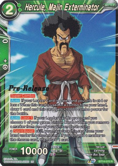 Hercule, Majin Exterminator (BT14-075) [Cross Spirits Prerelease Promos] | Rock City Comics