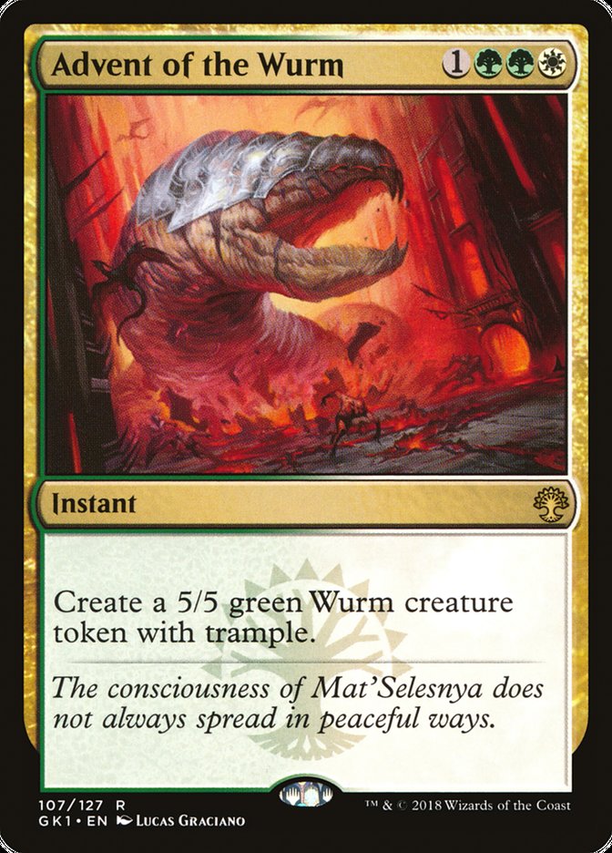 Advent of the Wurm [Guilds of Ravnica Guild Kit] | Rock City Comics