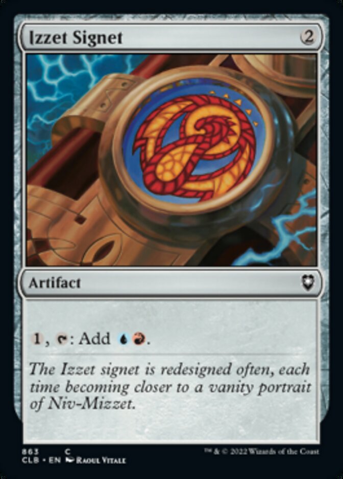 Izzet Signet [Commander Legends: Battle for Baldur's Gate] | Rock City Comics
