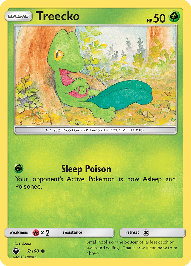 Treecko (7/168) [Sun & Moon: Celestial Storm] | Rock City Comics