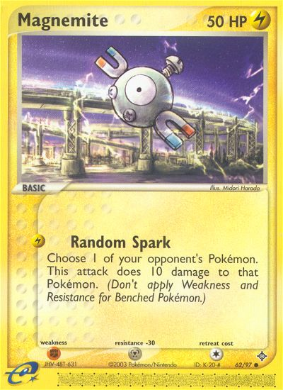 Magnemite (62/97) [EX: Dragon] | Rock City Comics