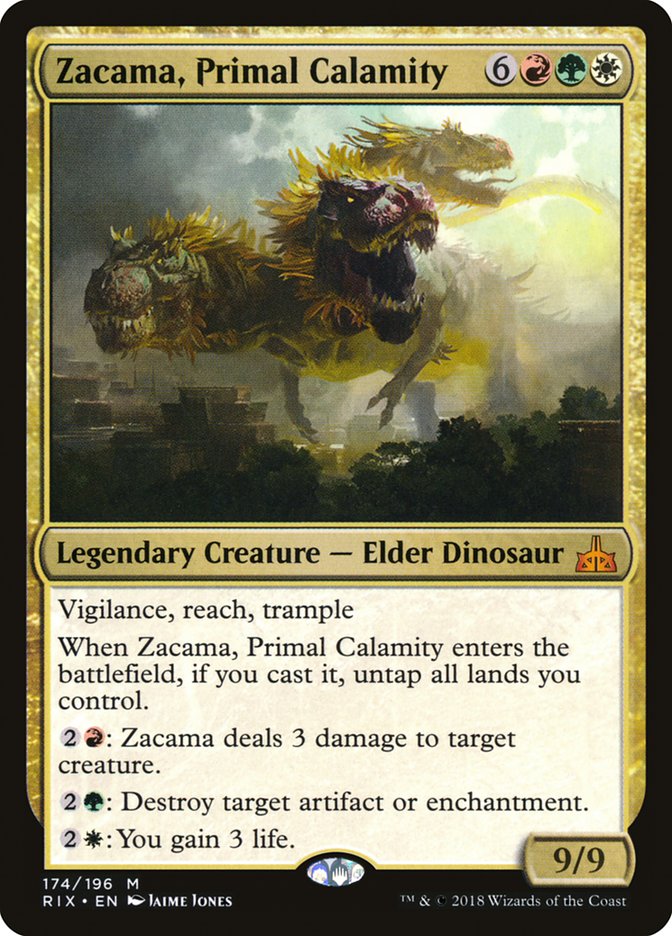 Zacama, Primal Calamity [Rivals of Ixalan] | Rock City Comics