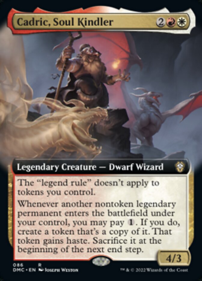 Cadric, Soul Kindler (Extended Art) [Dominaria United Commander] | Rock City Comics