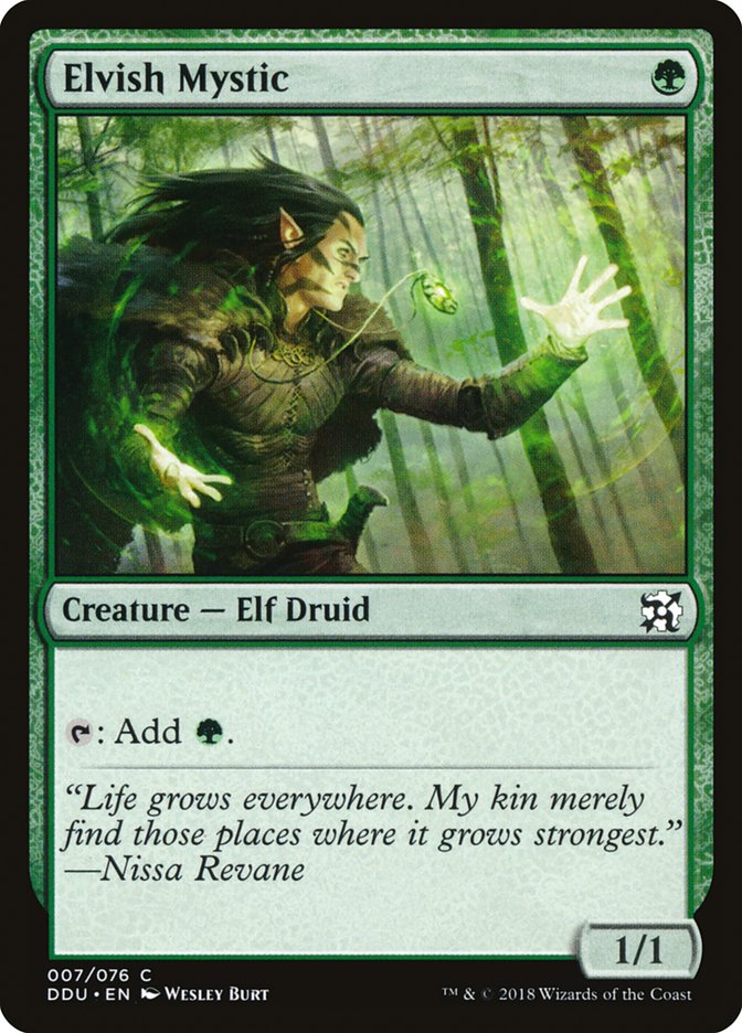 Elvish Mystic [Duel Decks: Elves vs. Inventors] | Rock City Comics