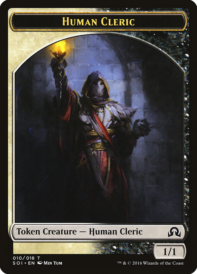 Human Cleric [Shadows over Innistrad Tokens] | Rock City Comics