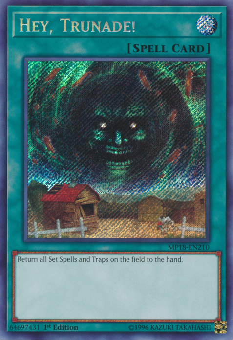 Hey, Trunade! [MP18-EN210] Secret Rare | Rock City Comics