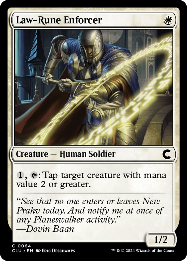 Law-Rune Enforcer [Ravnica: Clue Edition] | Rock City Comics