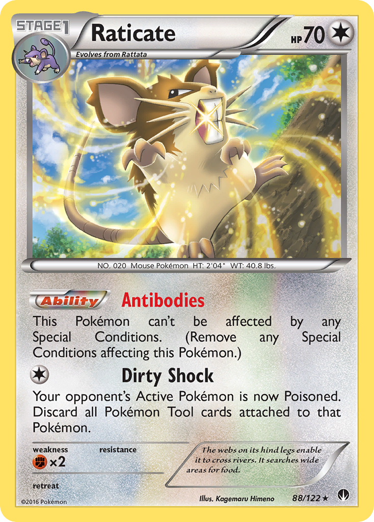 Raticate (88/122) [XY: BREAKpoint] | Rock City Comics