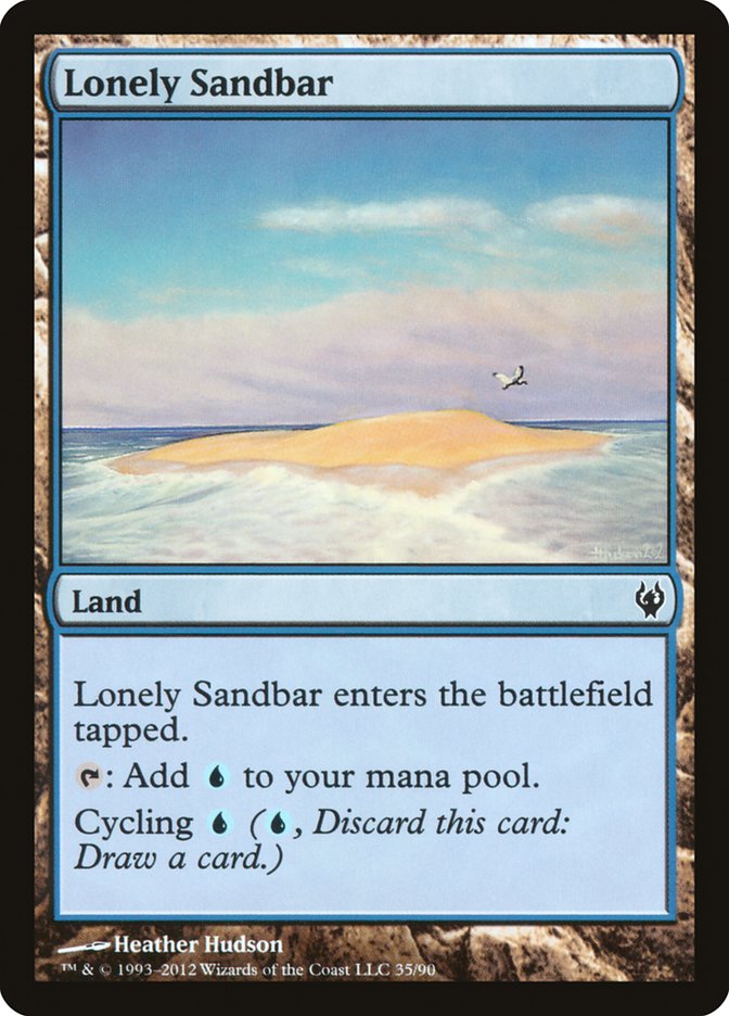 Lonely Sandbar [Duel Decks: Izzet vs. Golgari] | Rock City Comics