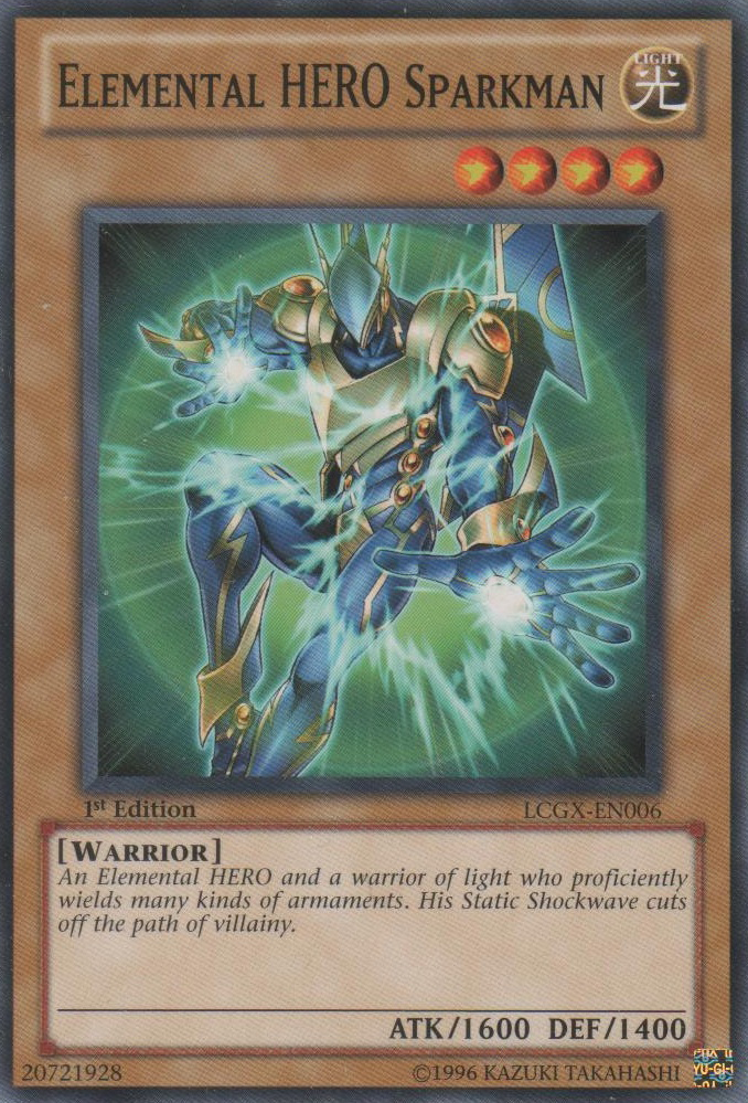 Elemental HERO Sparkman [LCGX-EN006] Common | Rock City Comics