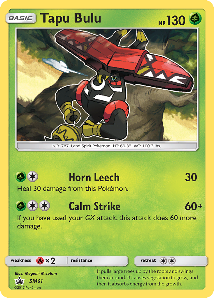 Tapu Bulu (SM61) [Sun & Moon: Black Star Promos] | Rock City Comics