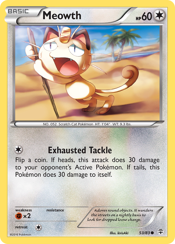 Meowth (53/83) [XY: Generations] | Rock City Comics