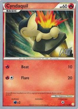 Cyndaquil (61/123) (Reshiphlosion - Christopher Kan) [World Championships 2011] | Rock City Comics