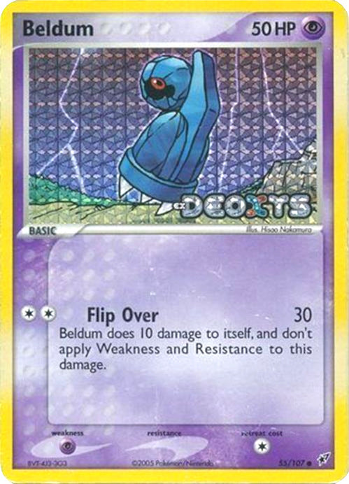 Beldum (55/107) (Stamped) [EX: Deoxys] | Rock City Comics