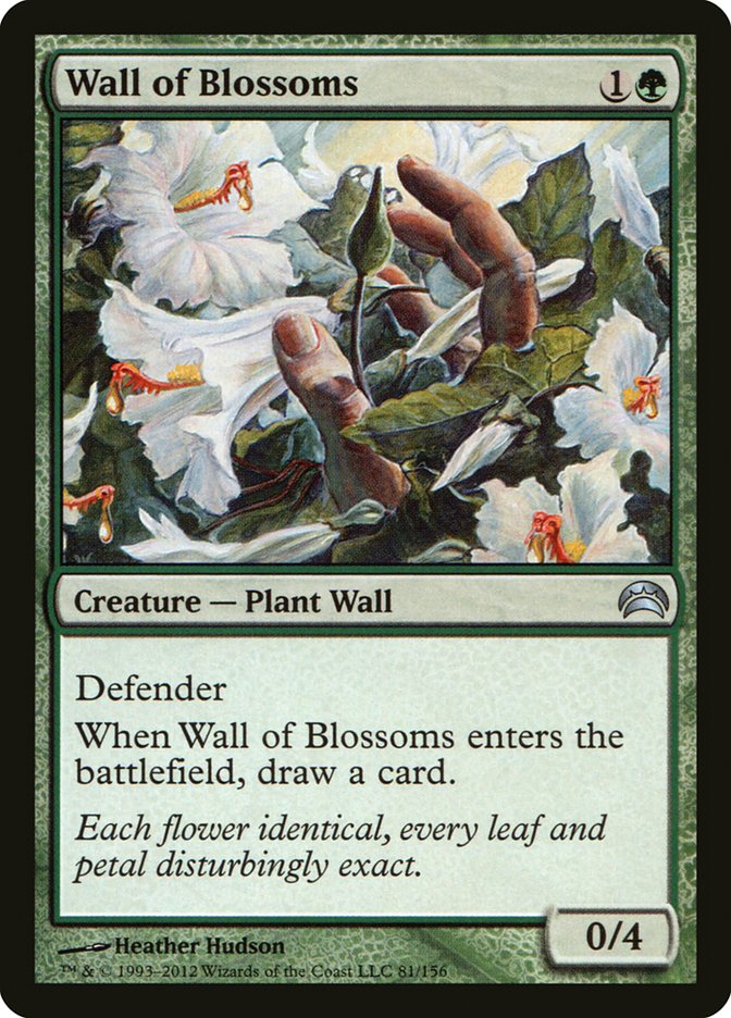 Wall of Blossoms [Planechase 2012] | Rock City Comics