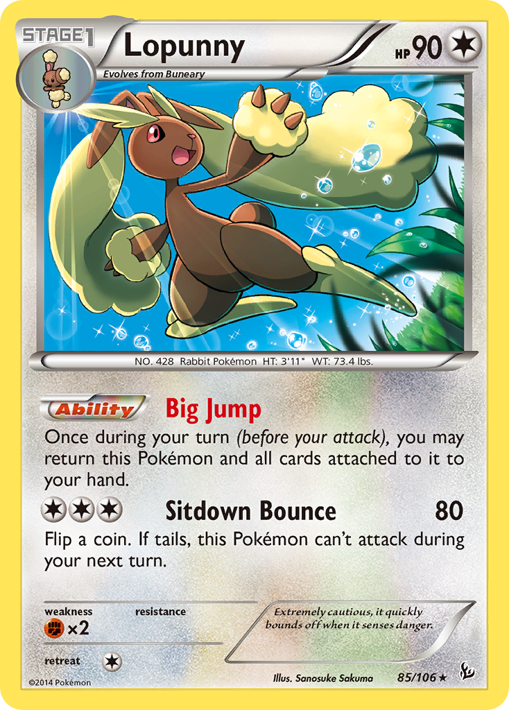 Lopunny (85/106) [XY: Flashfire] | Rock City Comics