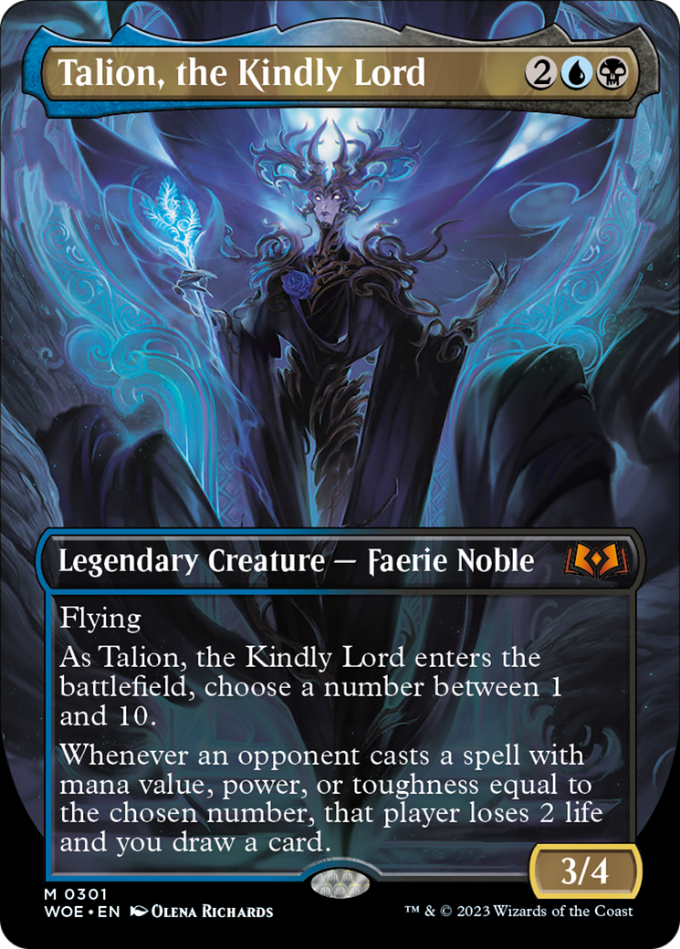 Talion, the Kindly Lord (Borderless Alternate Art) [Wilds of Eldraine] | Rock City Comics