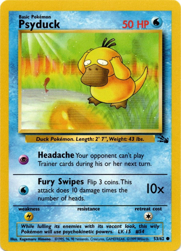 Psyduck (53/62) [Fossil Unlimited] | Rock City Comics