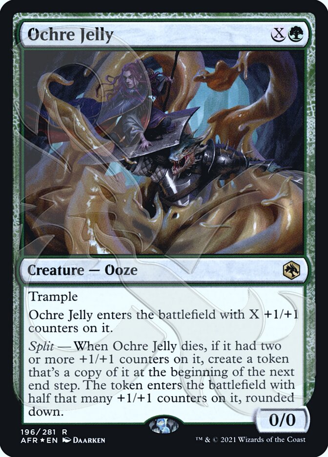 Ochre Jelly (Ampersand Promo) [Dungeons & Dragons: Adventures in the Forgotten Realms Promos] | Rock City Comics