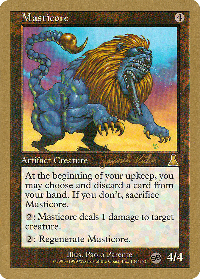 Masticore (Janosch Kuhn) (SB) [World Championship Decks 2000] | Rock City Comics