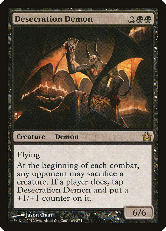 Desecration Demon [Return to Ravnica] | Rock City Comics