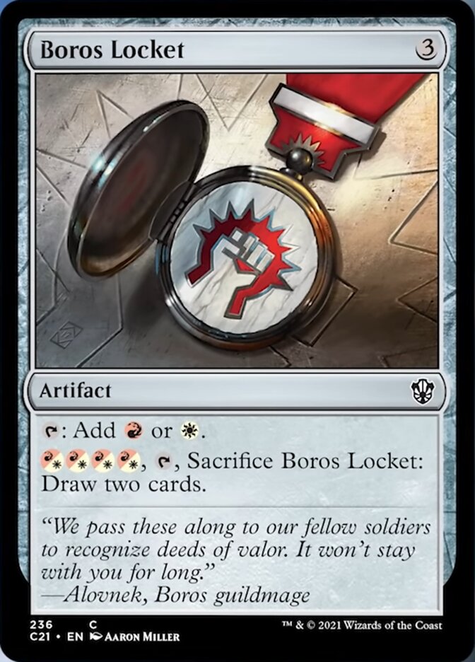 Boros Locket [Commander 2021] | Rock City Comics