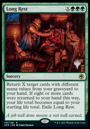 Long Rest (Promo Pack) [Dungeons & Dragons: Adventures in the Forgotten Realms Promos] | Rock City Comics