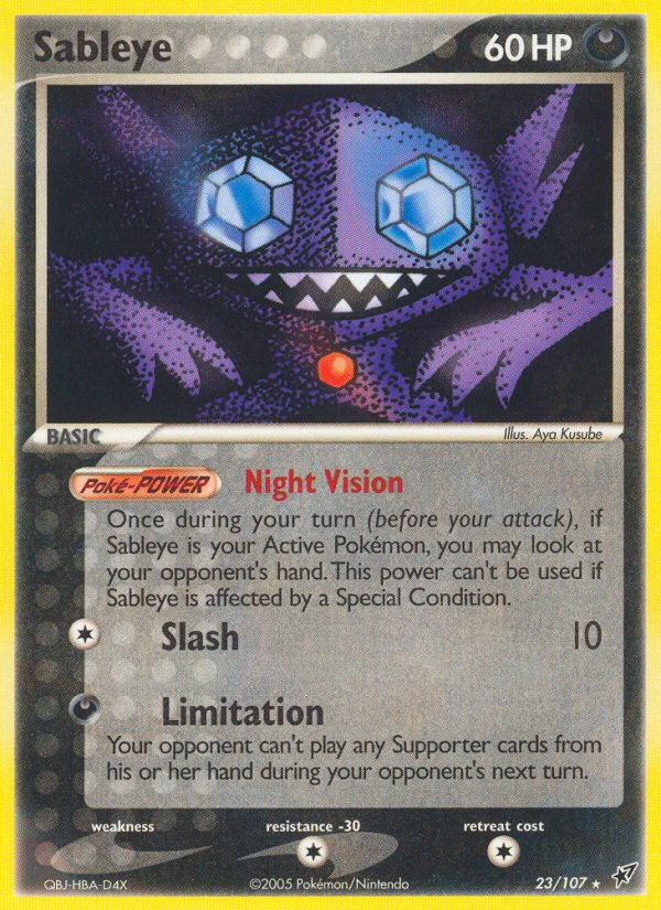 Sableye (23/107) [EX: Deoxys] | Rock City Comics