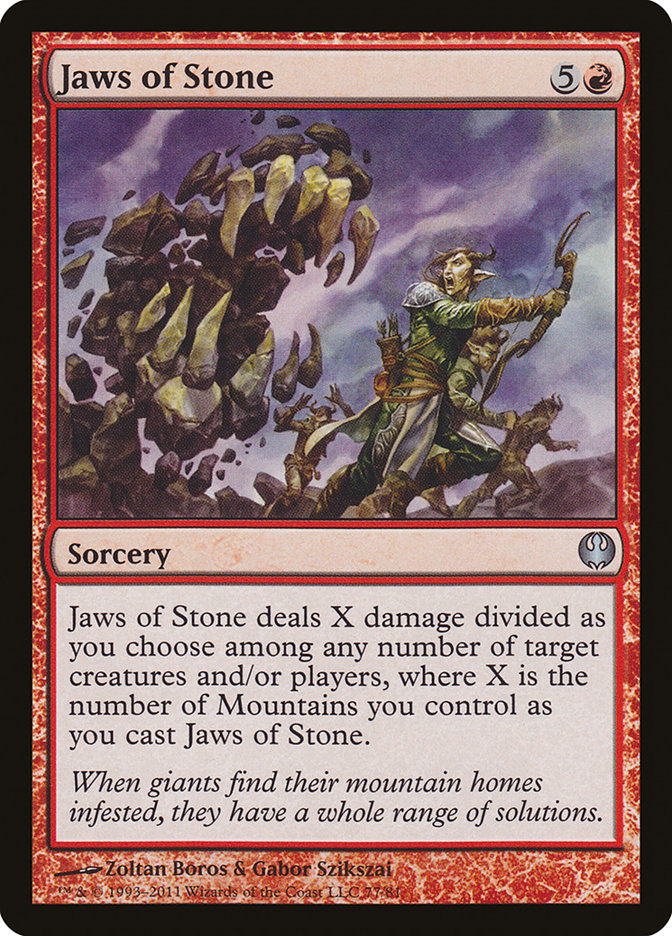 Jaws of Stone [Duel Decks: Knights vs. Dragons] | Rock City Comics