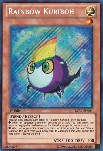 Rainbow Kuriboh [LVAL-EN004] Secret Rare | Rock City Comics